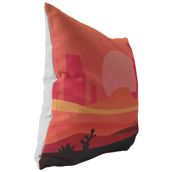 Desert Scene Accent Pillow