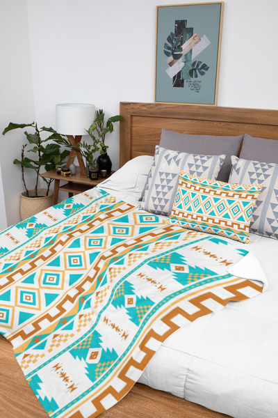 Southwest Velvet Plush Throw Blanket Gifts, Velveteen Plush Blanket, Throw Blanket, Southwestern, Throw Blanket Couch, Blankets & Throws