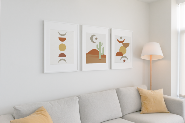 Wall Decor, Christmas Gifts Home Decor, Eclectic, Nursery, Wall Art, Rustic, Set of 3 Wall Art, Decor, Wall Hanging, Poster, Wall Poster