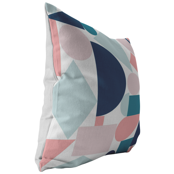 Retro Abstract Accent Pillow