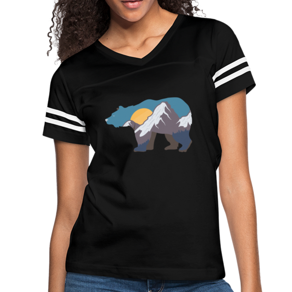 Women’s Vintage Sport T-Shirt - black/white