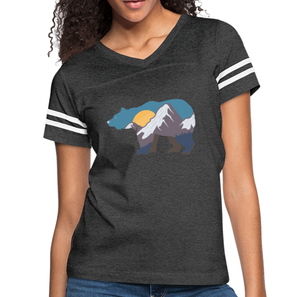 Women’s Vintage Sport T-Shirt - vintage smoke/white