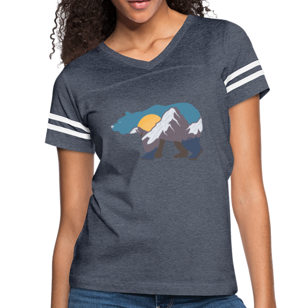 Women’s Vintage Sport T-Shirt - vintage navy/white