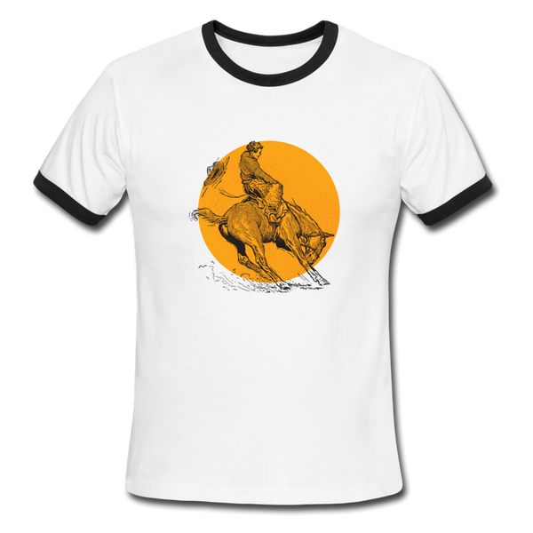 Men's Ringer T-Shirt - white/black
