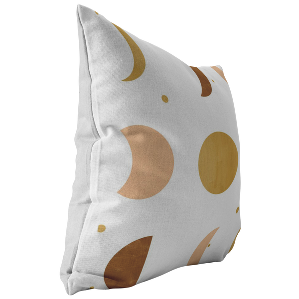 Celestial Moon Phases Accent Pillow