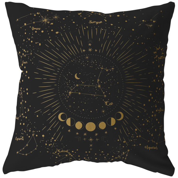 Accent Pillow, Celestial Zodiac Throw Pillow