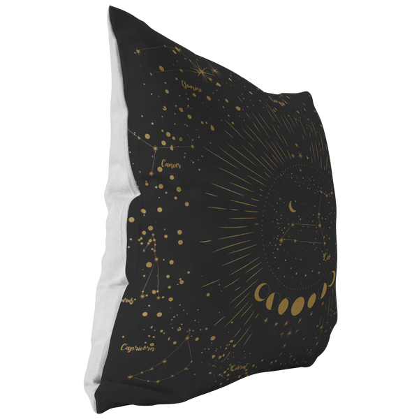 Accent Pillow, Celestial Zodiac Throw Pillow