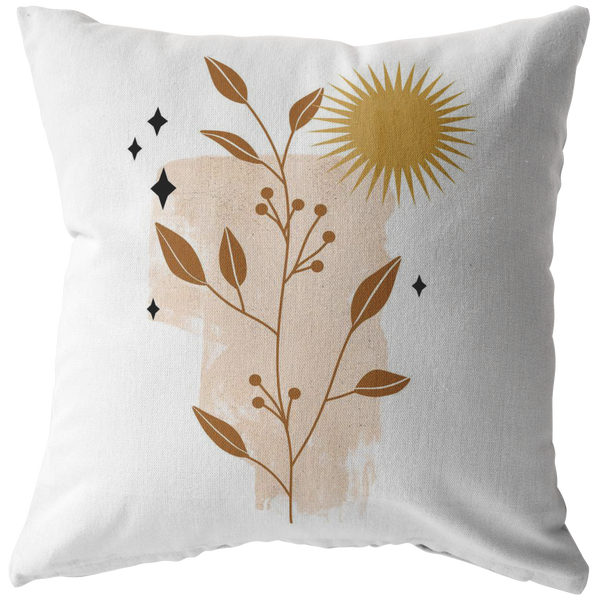 Throw Pillow Star Flower Design, Accent Pillow