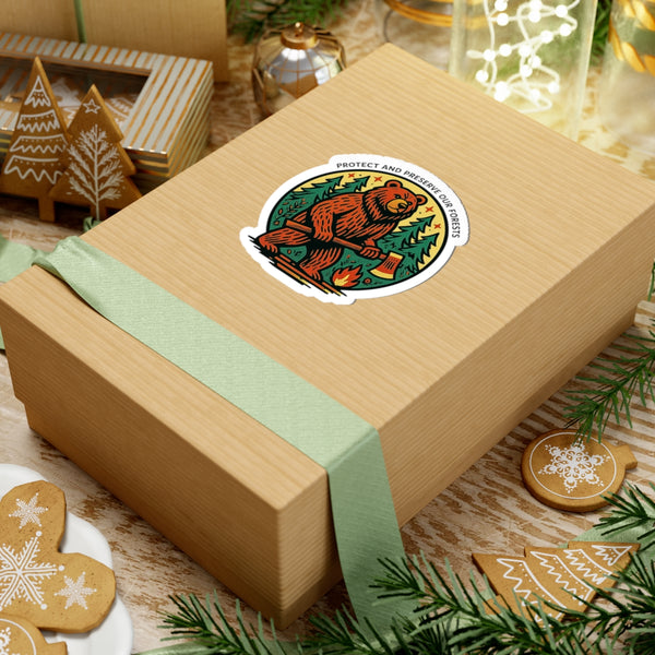 Protect and Preserve Our Forests Vinyl Kiss-Cut Sticker