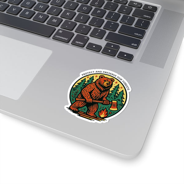 Protect and Preserve Our Forests Vinyl Kiss-Cut Sticker