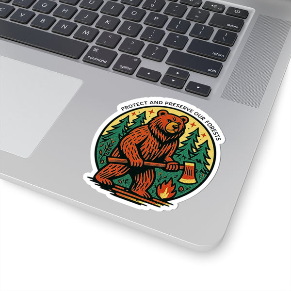 Protect and Preserve Our Forests Vinyl Kiss-Cut Sticker