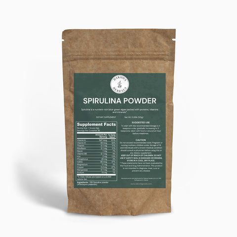 Organic Spirulina Powder, Dakoda Herbals