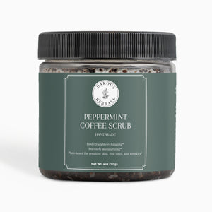 Peppermint Coffee Scrub