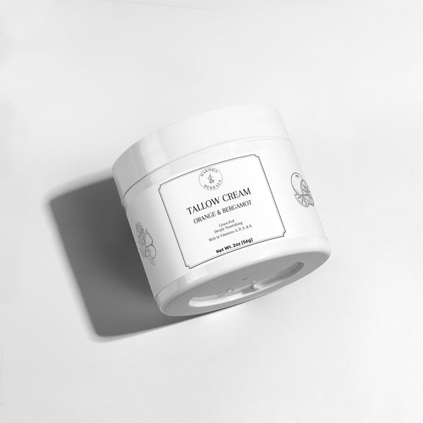 Tallow Cream Orange & Bergamot - Nourishing Moisture with a Refreshing Citrus Twist | Natural Skincare for Soft, Hydrated Skin