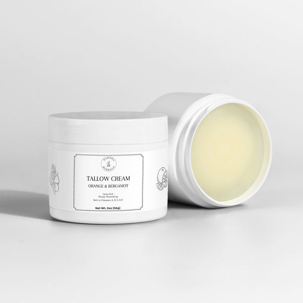 Tallow Cream Orange & Bergamot - Nourishing Moisture with a Refreshing Citrus Twist | Natural Skincare for Soft, Hydrated Skin