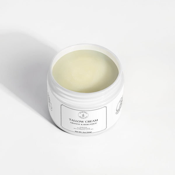 Tallow Cream Orange & Bergamot - Nourishing Moisture with a Refreshing Citrus Twist | Natural Skincare for Soft, Hydrated Skin