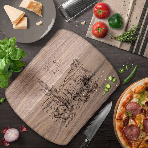 Maple Wood Cutting Board Two Sizes Walnut Wood Serving Board