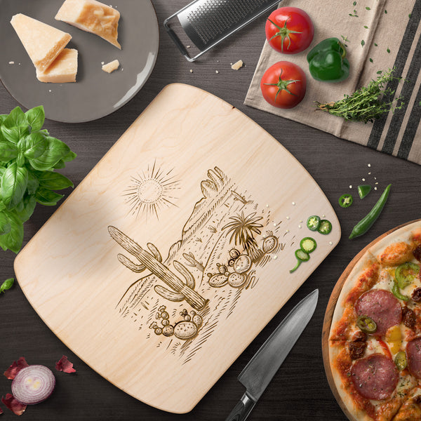 Maple Wood Cutting Board Two Sizes Walnut Wood Serving Board