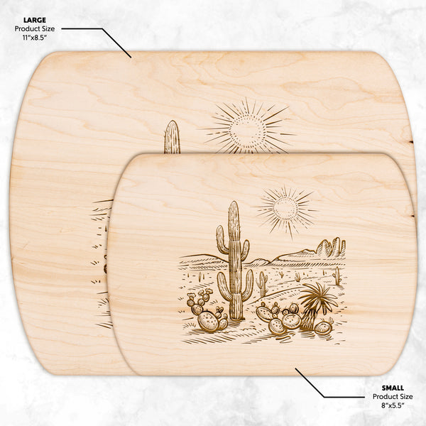 Maple Wood Cutting Board Two Sizes Walnut Wood Serving Board