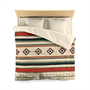 Duvet Cover for Comforter Sunrise Canyon Microfiber Duvet Cover, Farmhouse Southwestern Bedding Decor, Queen & Twin