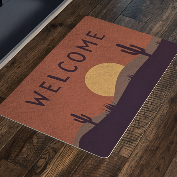 Doormat, Welcome Mat, Midwest, Cactus Scene