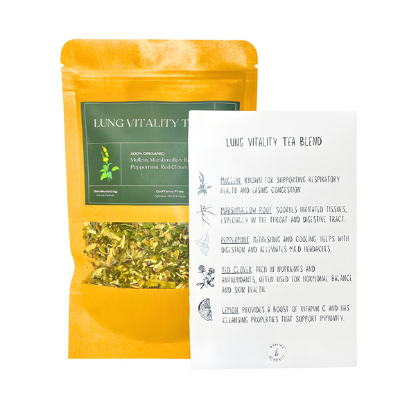Lung Vitality Tea Blend: Herbal Support for Respiratory Wellness