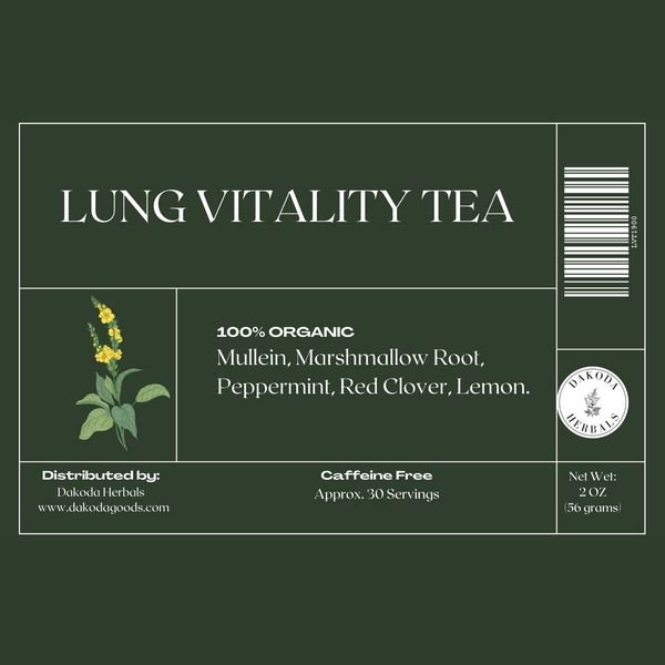 Lung Vitality Tea Blend: Herbal Support for Respiratory Wellness