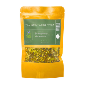 Tranquil Twilight Sleep Tea: Herbal Loose Leaf Tea Blend for Peaceful Evenings - Tea Bags Included