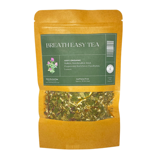 Breathe Easy Herbal Tea Blend: Loose Leaf, Support for Clear & Healthy Respiratory Function