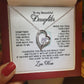 Gifts to Daughter Jewelry Necklace Gift from Mom to Daughter, White or Yellow Gold Finish