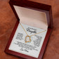 Gifts to Daughter Jewelry Necklace Gift from Mom to Daughter, White or Yellow Gold Finish