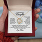 Gifts to Daughter Jewelry Necklace Gift from Mom to Daughter, White or Yellow Gold Finish