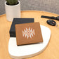 Premium Graphic Leather Wallet: Handcrafted Full Grain Cowhide Bifold for a Unique & Timeless Gift