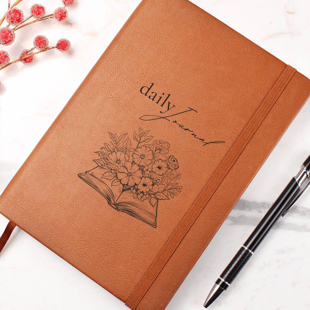 Bookworm Gift for Writers Vegan Leather Journal