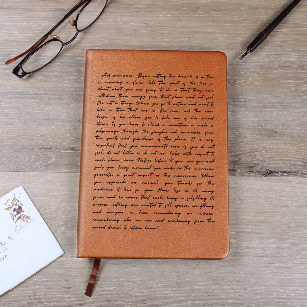 Spiritualism Journal, Vegan Leather - Nature Spirits Journal