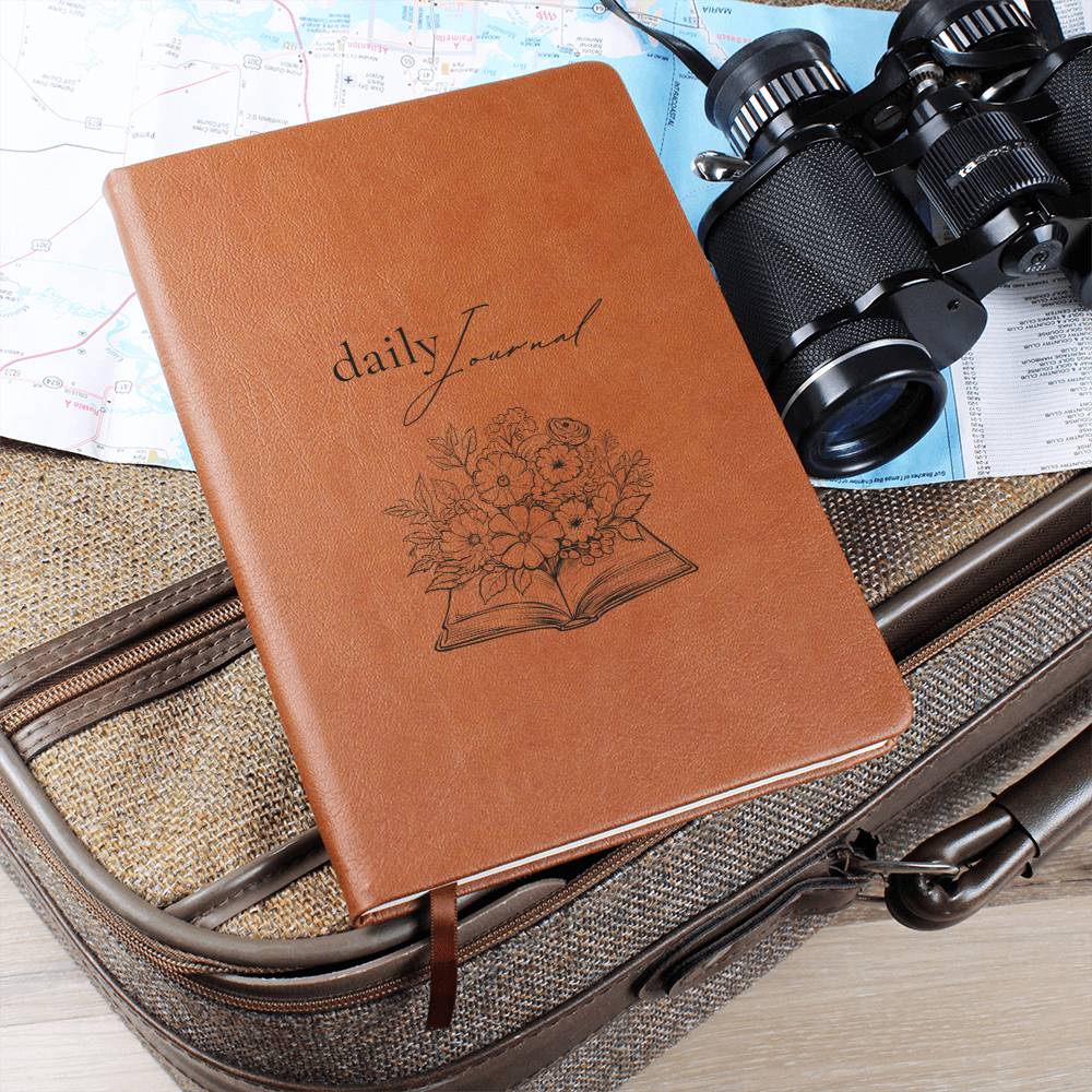Bookworm Gift for Writers Vegan Leather Journal