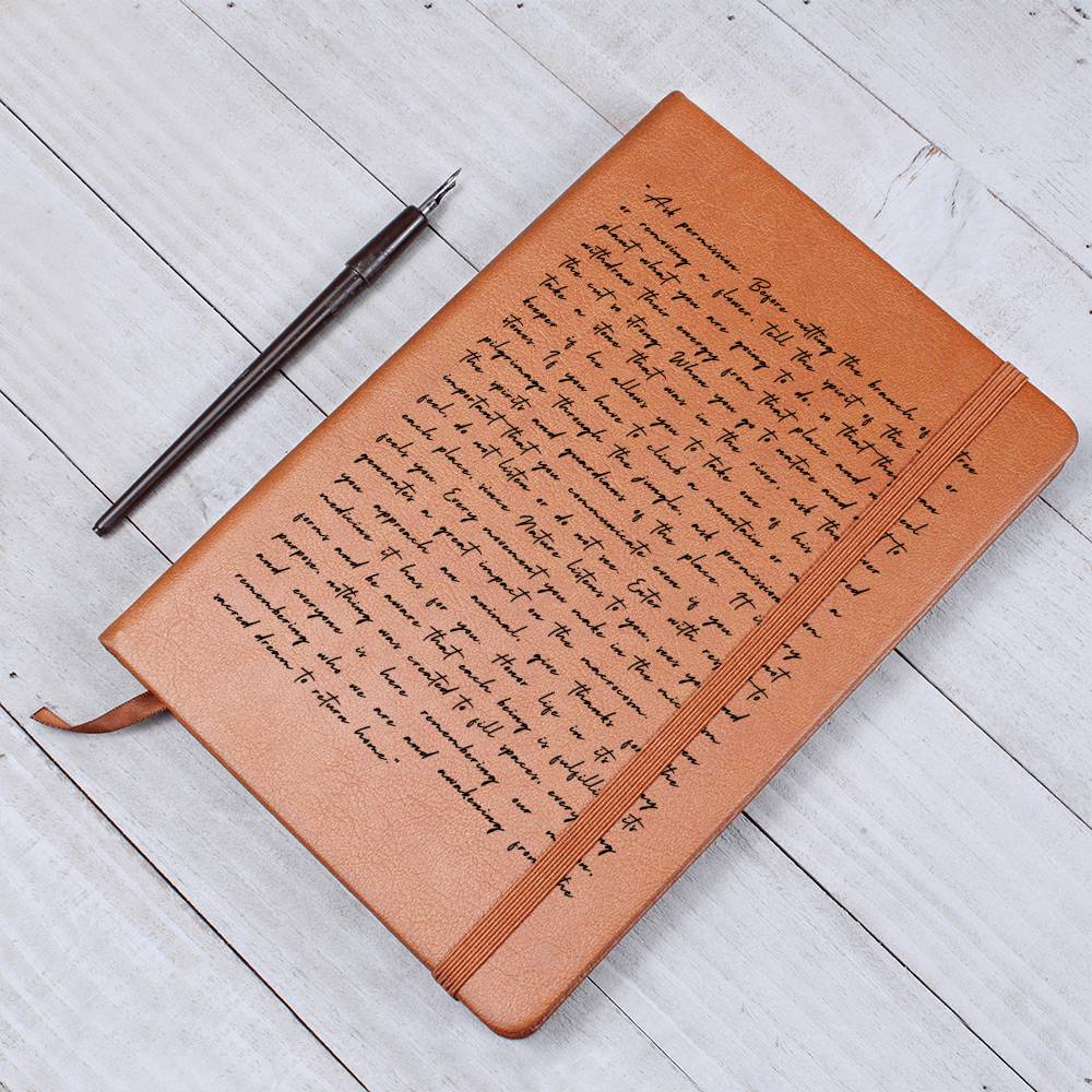Spiritualism Journal, Vegan Leather - Nature Spirits Journal