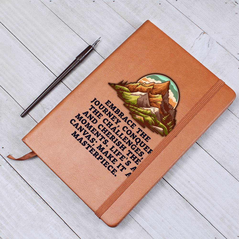 Embrace the Journey Notebook Journal for Self Discovery