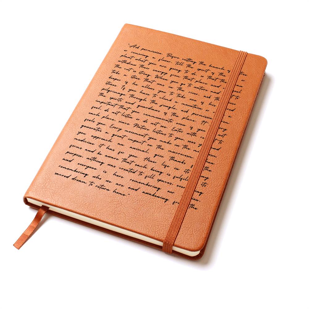 Spiritualism Journal, Vegan Leather - Nature Spirits Journal