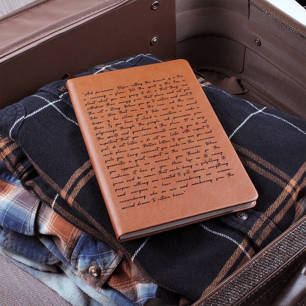 Spiritualism Journal, Vegan Leather - Nature Spirits Journal
