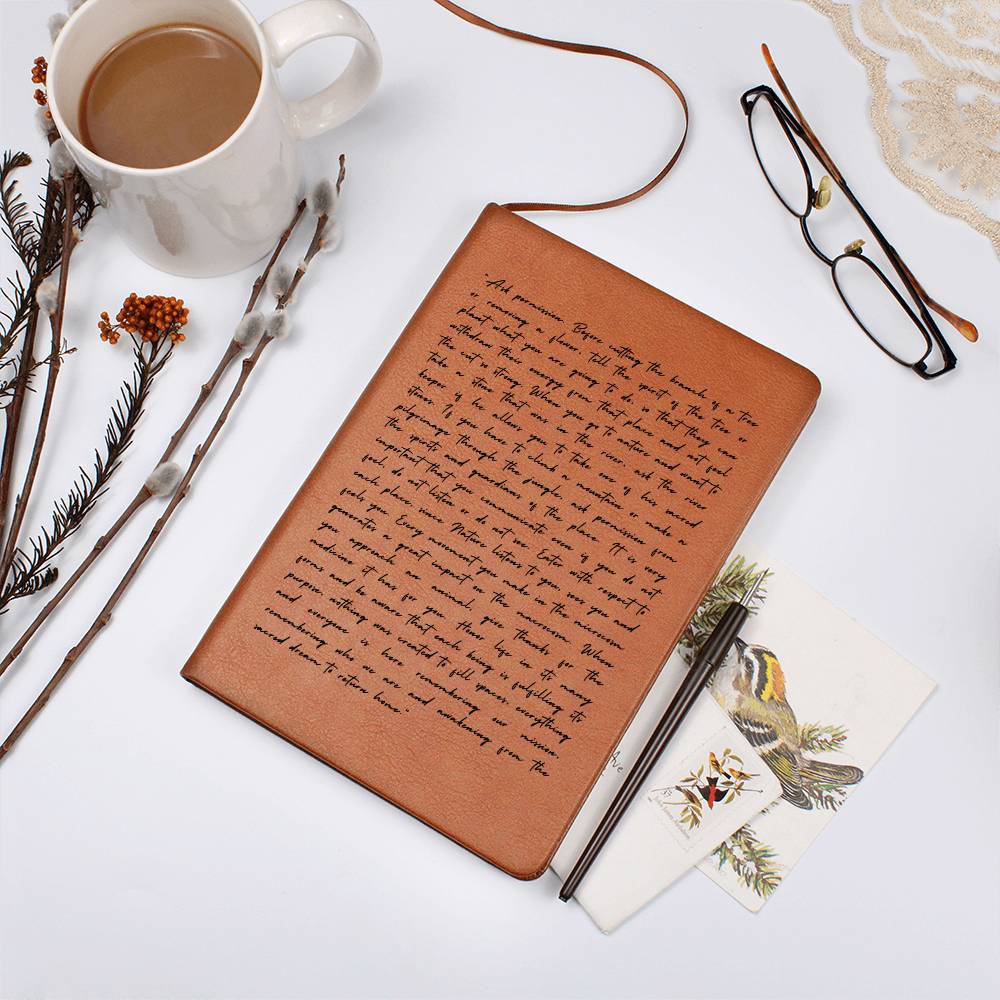 Spiritualism Journal, Vegan Leather - Nature Spirits Journal