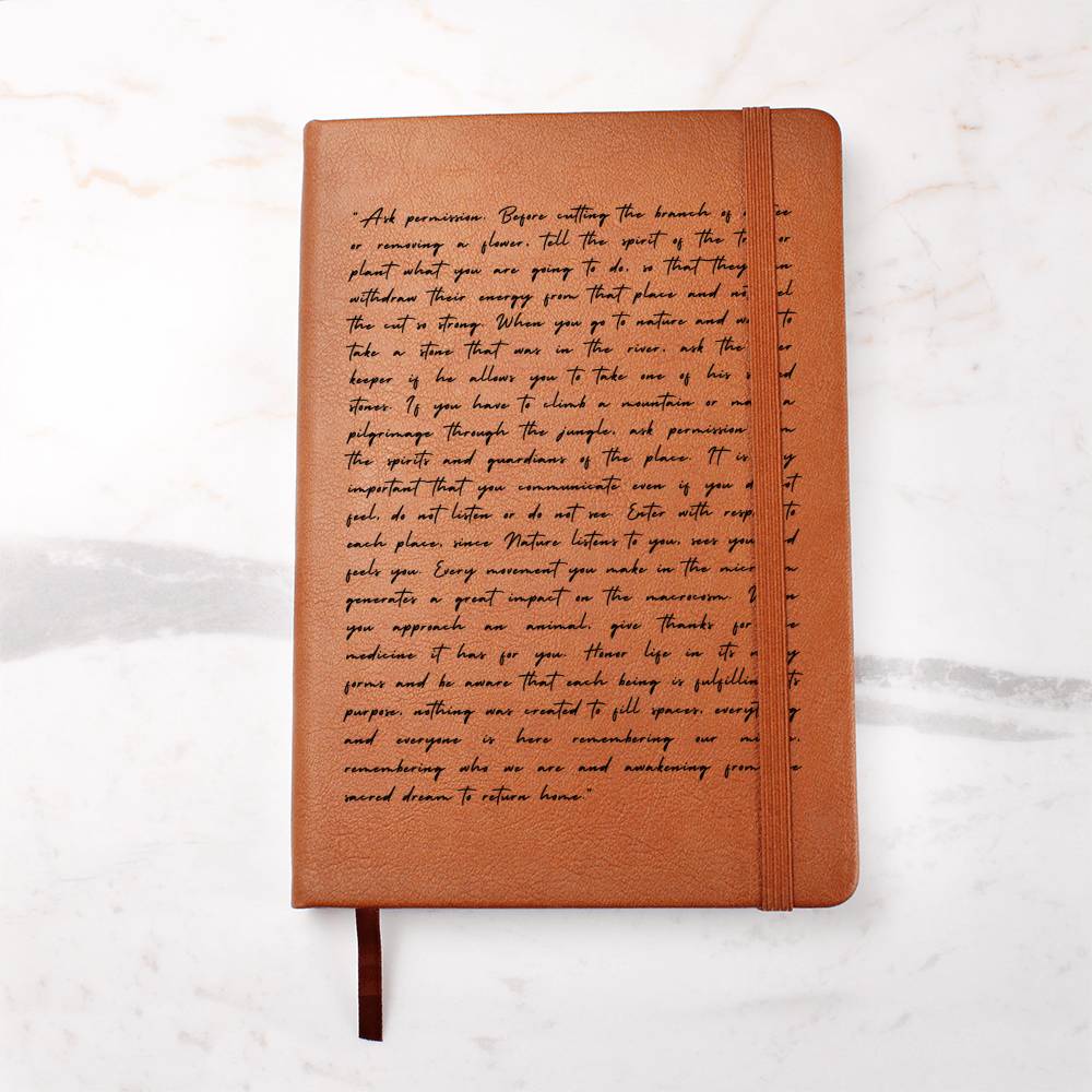 Spiritualism Journal, Vegan Leather - Nature Spirits Journal
