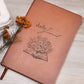 Bookworm Gift for Writers Vegan Leather Journal