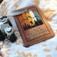 Leather Journal Notebook - I Have Traveled Through Madness to Find Me