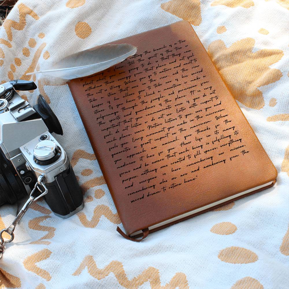 Spiritualism Journal, Vegan Leather - Nature Spirits Journal