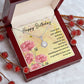Birthday Gifts for Her Necklace Jewelry Gift for Friend Message Card