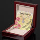 Birthday Gifts for Her Necklace Jewelry Gift for Friend Message Card