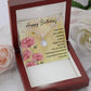 Birthday Gifts for Her Necklace Jewelry Gift for Friend Message Card