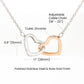 Friend Gifts for Friendship Heart Necklace Friendship Necklace Friendaversary Gifts