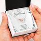 Best Friend Gifts for Friend, Miles Apart We Are Friends Connected by Heart
